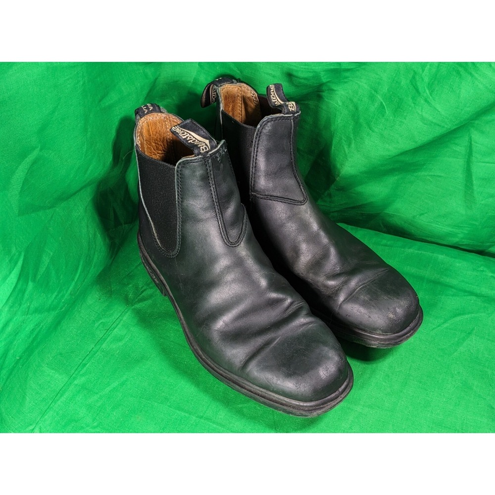Blundstone Womens Chelsea Boots Black Leather Chisel Toe Size AUS 8 /‎ Mens US 9